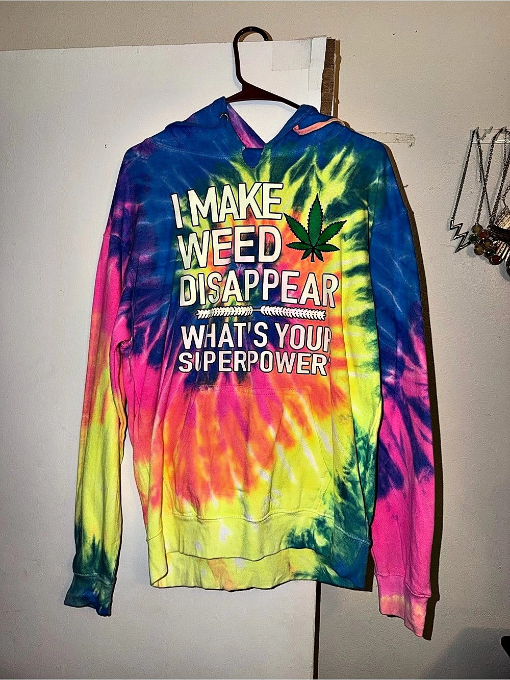 Tie-Dye Graphic Hoodie in Multi Like New